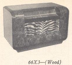 66X3 Ch= RC-1038A; RCA RCA Victor Co. (ID = 176556) Radio