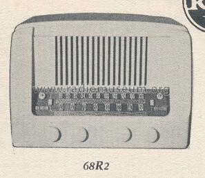 68R2 Ch= RC-608; RCA RCA Victor Co. (ID = 175890) Radio