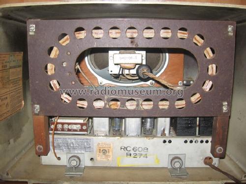 68R2 Ch= RC-608; RCA RCA Victor Co. (ID = 530999) Radio