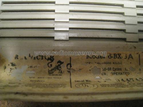 6-BX-6A Ch= RC-1149; RCA RCA Victor Co. (ID = 1675462) Radio