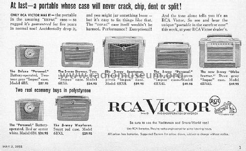 6-BX-8A Ch=RC-1126A; RCA RCA Victor Co. (ID = 1520227) Radio