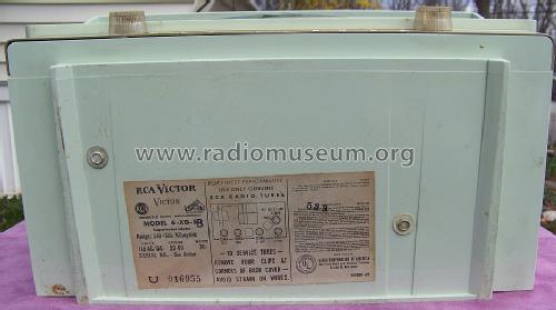 6-XD-5B 'The Glendon' Ch= RC-1146A; RCA RCA Victor Co. (ID = 1475596) Radio