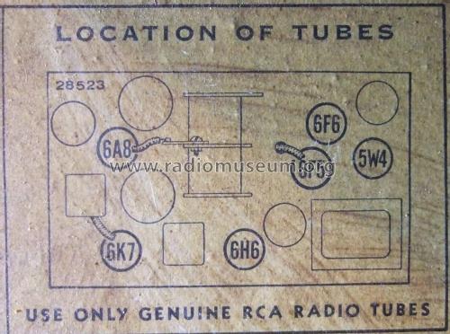 6K3 ; RCA RCA Victor Co. (ID = 1914617) Radio