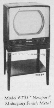 6T53 'Newport' Ch= KCS47; RCA RCA Victor Co. (ID = 1378751) Television