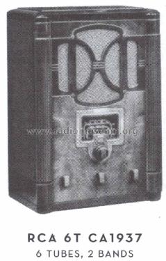 6T ; RCA RCA Victor Co. (ID = 1570633) Radio