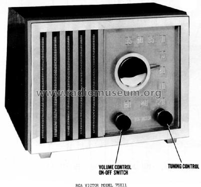 75X11 Ch= RC-1050; RCA RCA Victor Co. (ID = 946546) Radio