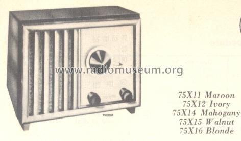 75X12 Ch= RC-1050A; RCA RCA Victor Co. (ID = 176310) Radio