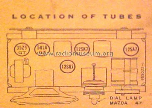 75X16 Ch= RC-1050B; RCA RCA Victor Co. (ID = 246202) Radio