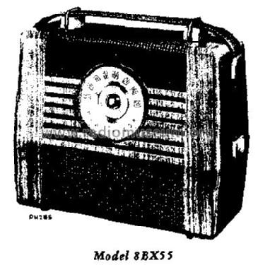 8BX55 Ch= RC-1059A; RCA RCA Victor Co. (ID = 303782) Radio