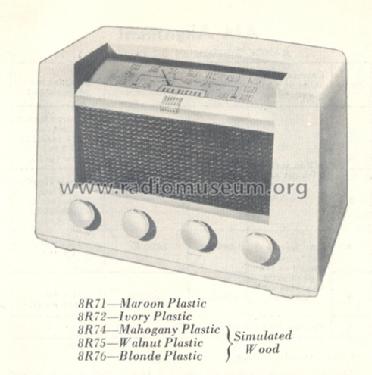 8R71 Ch= RC-1060; RCA RCA Victor Co. (ID = 177602) Radio