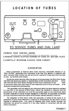 8R72 Ch= RC-1060A; RCA RCA Victor Co. (ID = 2921819) Radio