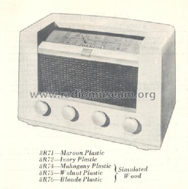 8R74 Ch= RC-1060; RCA RCA Victor Co. (ID = 177614) Radio
