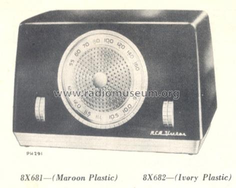 8X681 Ch= RC-1061 Radio RCA RCA Victor Co. Inc.; New York NY