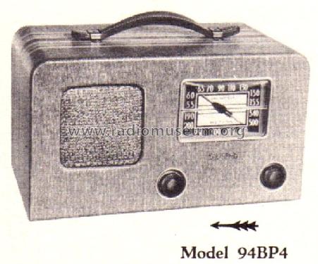 94BP4C Ch= RC-410; RCA RCA Victor Co. (ID = 259780) Radio