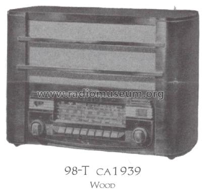 98T Ch= RC386A; RCA RCA Victor Co. (ID = 1521799) Radio