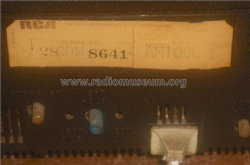 Miniature Console TV 9 inch AM100L; RCA RCA Victor Co. (ID = 1596902) Télévision