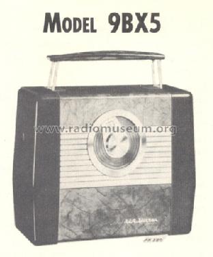 9BX5 Ch= RC-1059B; RCA RCA Victor Co. (ID = 178423) Radio