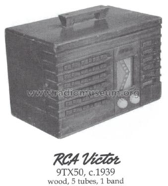 9TX50 Ch= RC-435; RCA RCA Victor Co. (ID = 1464592) Radio