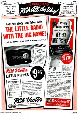 9TX-1 Little Nipper - 2nd; RCA RCA Victor Co. (ID = 1809947) Radio