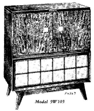 9W103 Ch= RC-618B; RCA RCA Victor Co. (ID = 302030) Radio