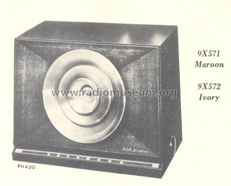 9X572 Ch= RC-1079A; RCA RCA Victor Co. (ID = 178455) Radio