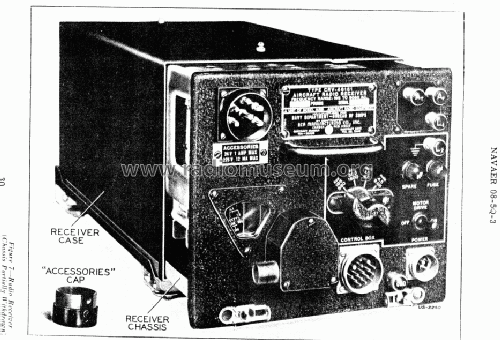 Aircraft Radio Receiver ARB CRV-46151; RCA RCA Victor Co. (ID = 961124) Mil Re