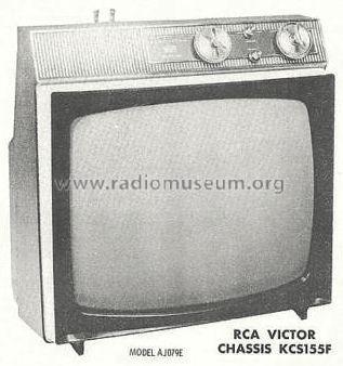 AJ079E Ch= KCS155F; RCA RCA Victor Co. (ID = 812460) Television