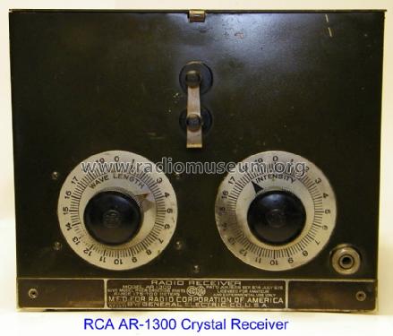 AR-1300 Radio Receiver ; RCA RCA Victor Co. (ID = 1301217) Crystal