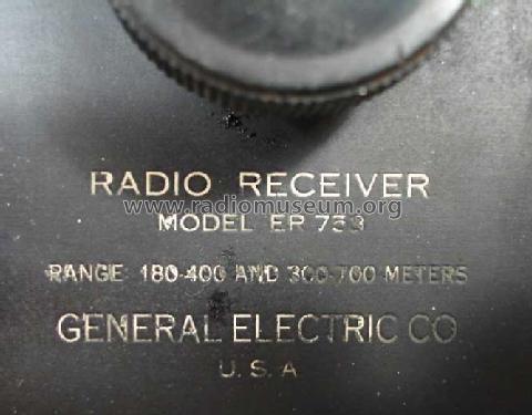 Radio Receiver ER-753 Design No. 1; General Electric Co. (ID = 297810) Cristallo