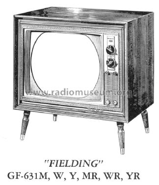 GF-631W 'Fielding' Ch= CTC16E; RCA RCA Victor Co. (ID = 1555957) Television