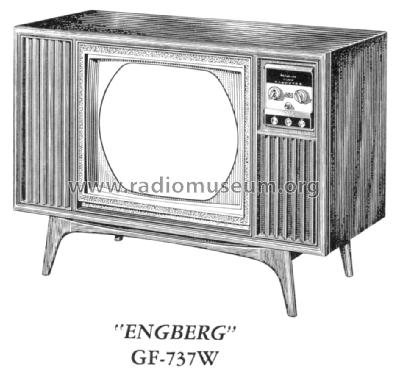 GF-737W 'Engberg' Ch= CTC16L; RCA RCA Victor Co. (ID = 1558186) Television