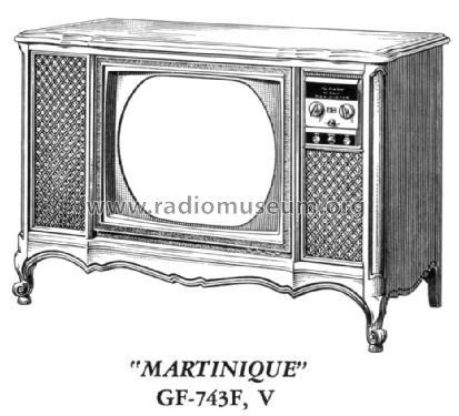 GF-743F 'Martinique' Ch= CTC16L; RCA RCA Victor Co. (ID = 1558400) Television