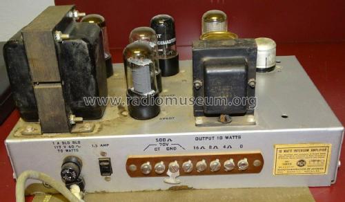 Intercom Amplifier MI-14833; RCA RCA Victor Co. (ID = 2666400) Ampl/Mixer