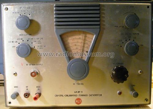 Marker Generator WR-89-A; RCA RCA Victor Co. (ID = 726564) Equipment