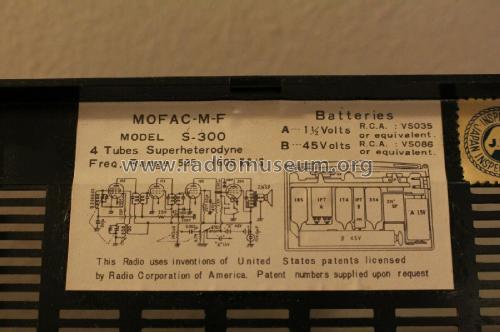 MOFAC-M-F S-300; RCA RCA Victor Co. (ID = 2590771) Radio