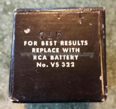 New Transistor Battery VS 322; RCA RCA Victor Co. (ID = 1791724) Power-S