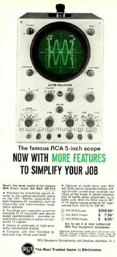 Oscilloscope WO-91B; RCA RCA Victor Co. (ID = 1734406) Equipment