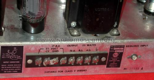 PA Amplifier MI-38103-A; RCA RCA Victor Co. (ID = 808870) Ampl/Mixer