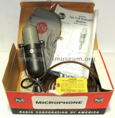 Polydirectional Microphone 77-DX; RCA RCA Victor Co. (ID = 2713820) Microphone/PU