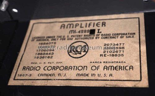 Power Amplifier MI-4288-L; RCA RCA Victor Co. (ID = 2790502) Ampl/Mixer