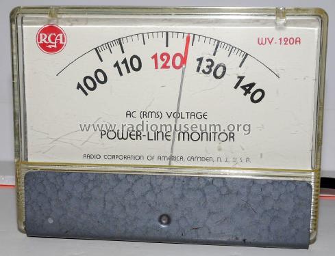Power Line Monitor WV-120A; RCA RCA Victor Co. (ID = 2040666) Ausrüstung