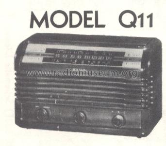 Q11 Ch= RC-563-E; RCA RCA Victor Co. (ID = 167778) Radio