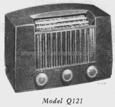 Q121 Ch= RC-507; RCA RCA Victor Co. (ID = 1110935) Radio