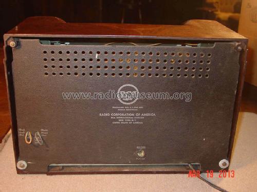 Q22A CH= RC-507; RCA RCA Victor Co. (ID = 1417967) Radio