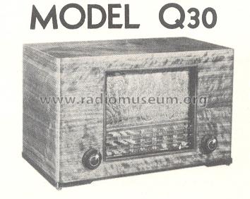 Q30 Ch= RC-538B; RCA RCA Victor Co. (ID = 167942) Radio