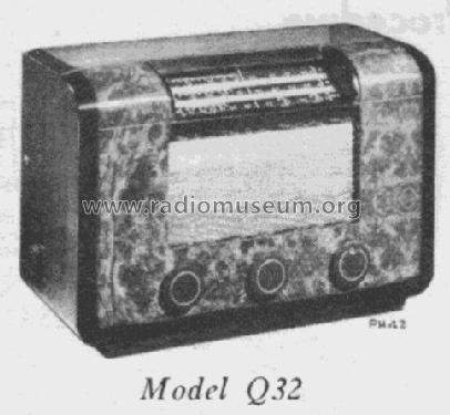 Q32 Ch= RC-507; RCA RCA Victor Co. (ID = 1109550) Radio