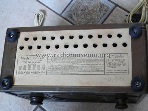 R17M ; RCA RCA Victor Co. (ID = 1488697) Radio