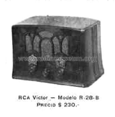 R-28B Ch= R-28; RCA RCA Victor Co. (ID = 1545391) Radio