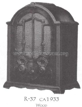 R-37 ; RCA RCA Victor Co. (ID = 1521531) Radio