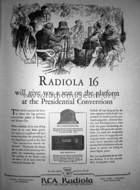 Radiola 16 AR-924; RCA RCA Victor Co. (ID = 1385843) Radio